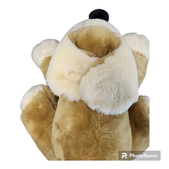 FAO SCHWARZ 22” Brown Patrick Pup Plush Dog Stuffed Animal Toy Puppy - Picture 6 of 9